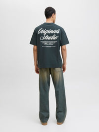 Jack & Jones - Tshirt Norrebro - Forest River (Grijs)