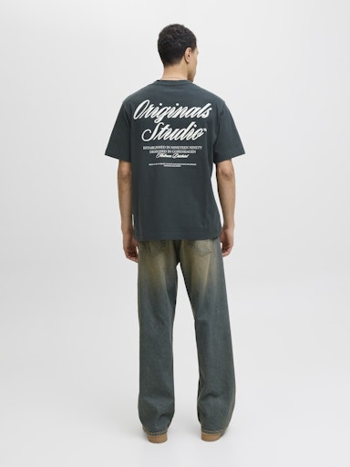 Jack & Jones - Tshirt Norrebro - Forest River (Grijs)
