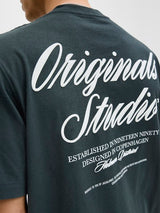 Jack & Jones - Tshirt Norrebro - Forest River (Grijs)