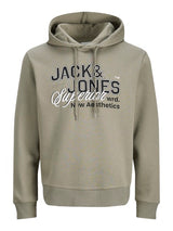 Jack & Jones - Hoodie Logo Sweat - Vetiver