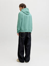 Jack & Jones - Hoodie Logo Sweat - Mineral Blue