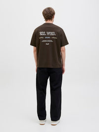Jack & Jones - Tshirt Urban - Delicioso (Bruin)