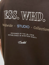 Jack & Jones - Tshirt Urban - Delicioso (Bruin)