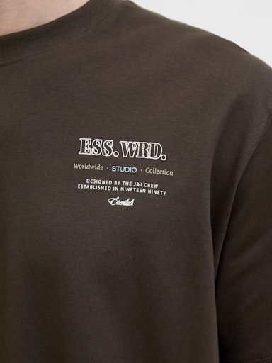 Jack & Jones - Tshirt Urban - Delicioso (Bruin)