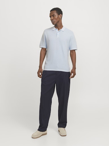 Jack & Jones - George Knit Polo - Chambray Blue