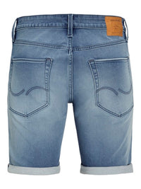 Jack & Jones - Denim Short Rick - Stone Used Damaged