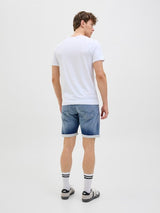 Jack & Jones - Denim Short Rick - Stone Used Damaged