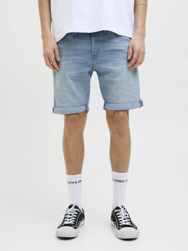 Jack & Jones - Denim Short Rick - Bleached Blue Denim