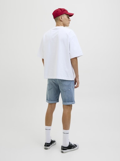 Jack & Jones - Denim Short Rick - Bleached Blue Denim