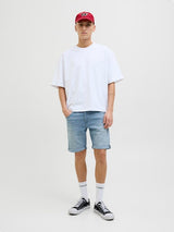 Jack & Jones - Denim Short Rick - Bleached Blue Denim