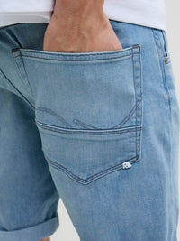 Jack & Jones - Denim Short Rick - Bleached Blue Denim