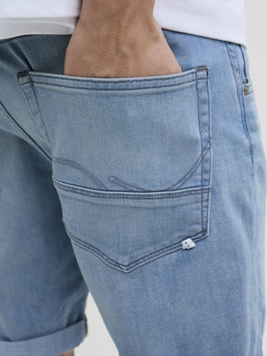 Jack & Jones - Denim Short Rick - Bleached Blue Denim
