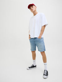 Jack & Jones - Denim Short Rick - Bleached Blue Denim