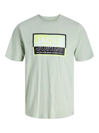 Jack & Jones - Tshirt Logan - Aqua Gray