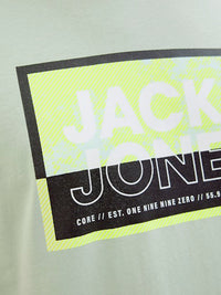 Jack & Jones - Tshirt Logan - Aqua Gray