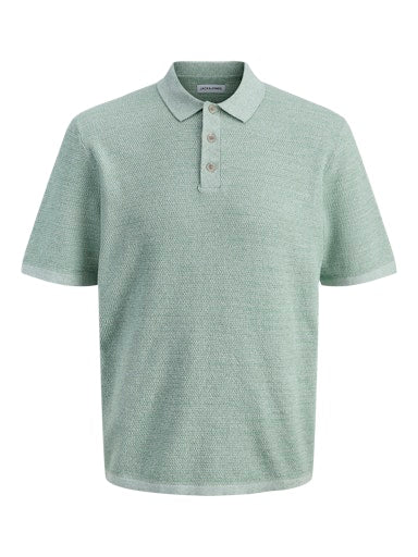 Jack & Jones - George Knit Polo - Granite Green