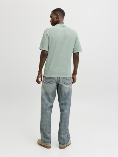 Jack & Jones - George Knit Polo - Granite Green