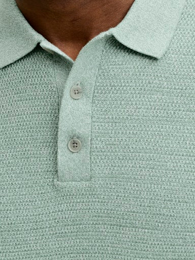 Jack & Jones - George Knit Polo - Granite Green