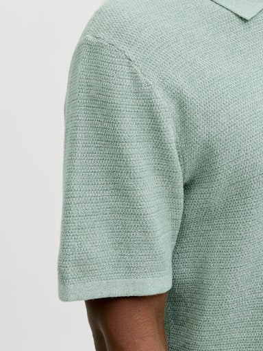 Jack & Jones - George Knit Polo - Granite Green