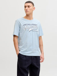 Jack & Jones - Tshirt Logo - Celestial Blue