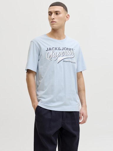 Jack & Jones - Tshirt Logo - Celestial Blue