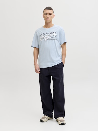 Jack & Jones - Tshirt Logo - Celestial Blue