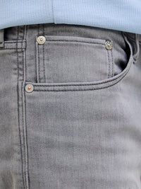 Jack & Jones - Denim Short Rick - Grey Damaged
