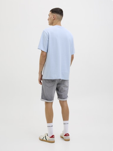 Jack & Jones - Denim Short Rick - Grey Damaged