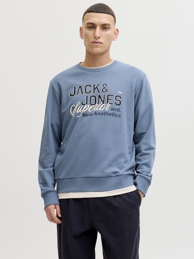 Jack & Jones - Logo Sweat - Blue Mirage