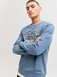 Jack & Jones - Logo Sweat - Blue Mirage