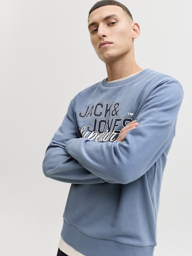 Jack & Jones - Logo Sweat - Blue Mirage