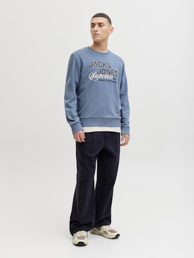 Jack & Jones - Logo Sweat - Blue Mirage