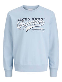 Jack & Jones - Logo Sweat - Celestial Blue