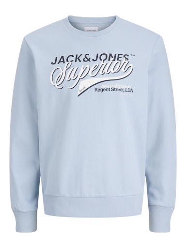 Jack & Jones - Logo Sweat - Celestial Blue