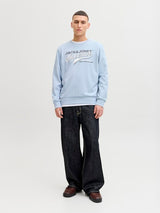 Jack & Jones - Logo Sweat - Celestial Blue