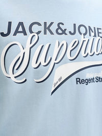 Jack & Jones - Logo Sweat - Celestial Blue