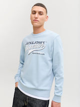 Jack & Jones - Logo Sweat - Celestial Blue