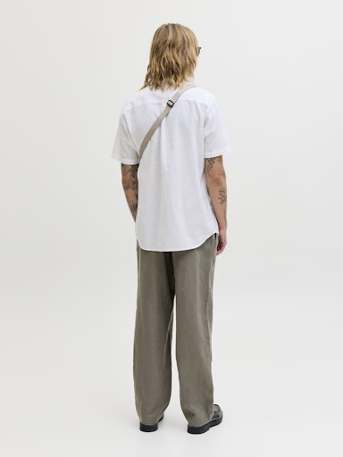 Jack & Jones - Linnen Blend Shirt Summer - White