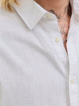 Jack & Jones - Linnen Blend Shirt Summer - White