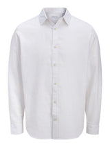 Jack & Jones - Linnen Blend Shirt Summer - White