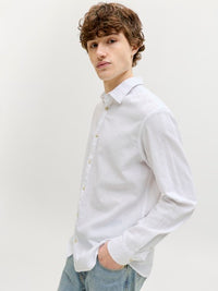 Jack & Jones - Linnen Blend Shirt Summer - White
