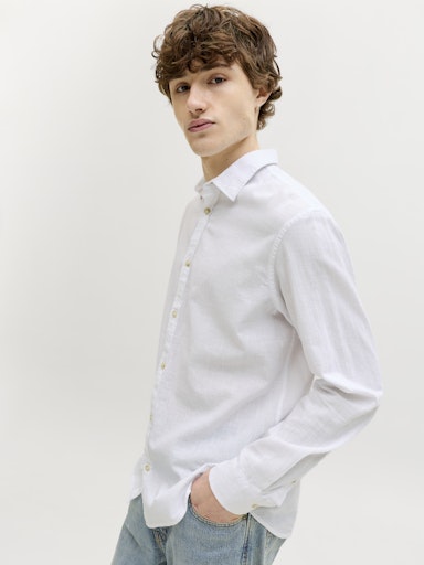 Jack & Jones - Linnen Blend Shirt Summer - White