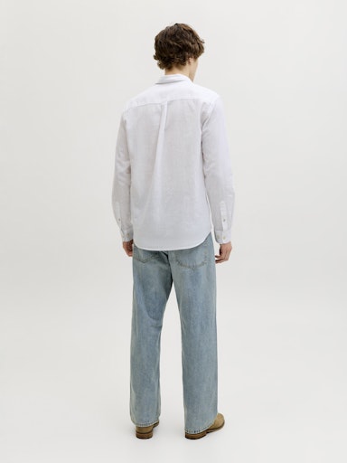 Jack & Jones - Linnen Blend Shirt Summer - White