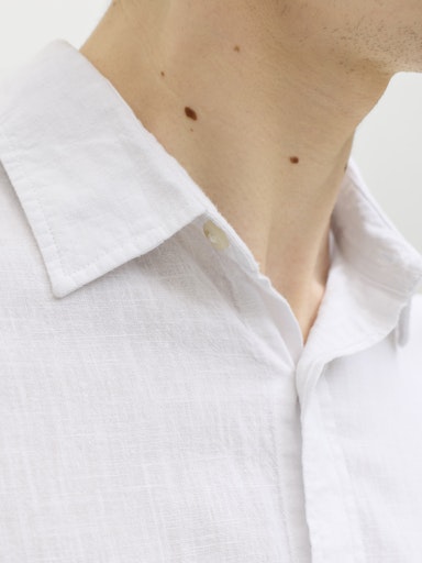 Jack & Jones - Linnen Blend Shirt Summer - White