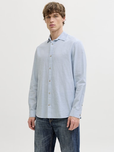 Jack & Jones - Linnen Blend Shirt Summer - Celestial Blue