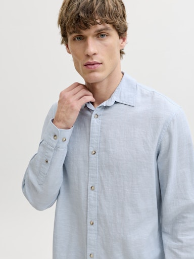 Jack & Jones - Linnen Blend Shirt Summer - Celestial Blue