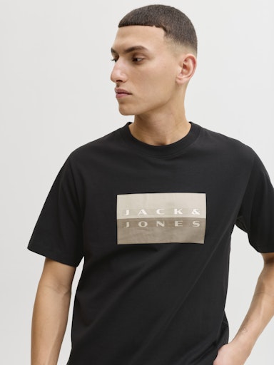 Jack & Jones - Tshirt Fusion - Black