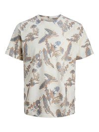 Jack & Jones - Tee Montauk - Cloud Dancer