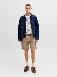 Jack & Jones - Tee Montauk - Cloud Dancer