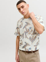 Jack & Jones - Tee Montauk - Cloud Dancer
